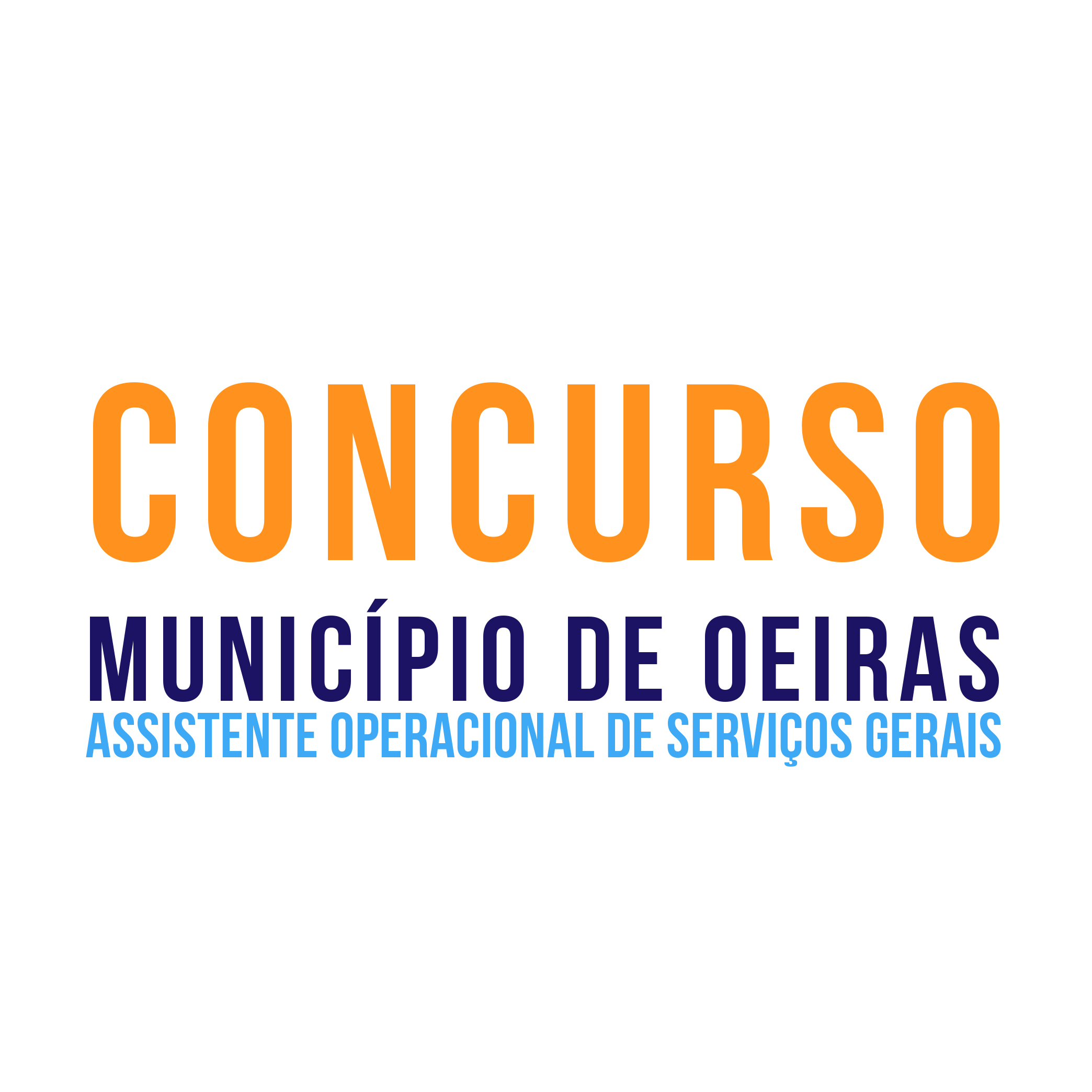 Município de Oeiras: abertura de concurso para Assistente Operacional de Serviços Gerais