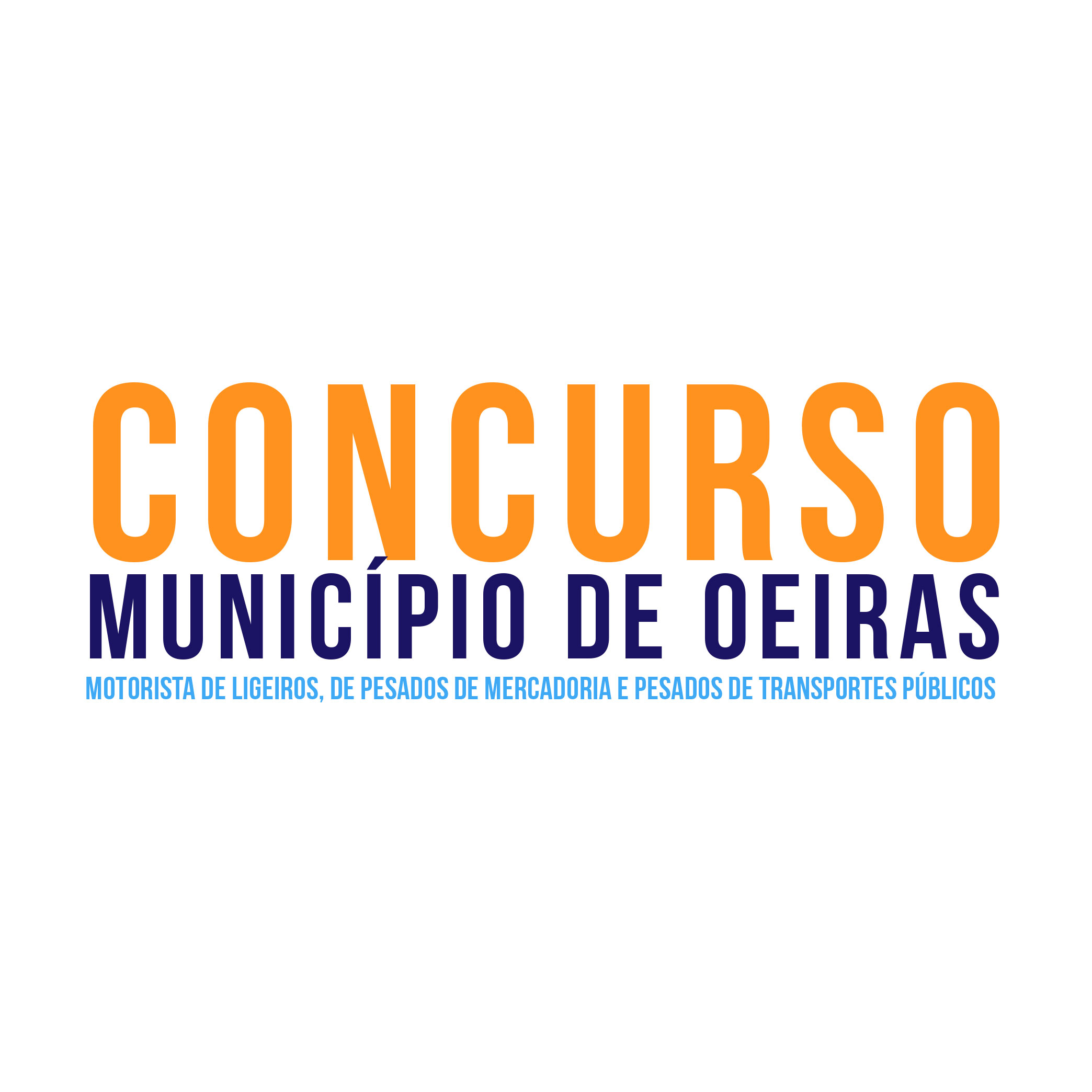 Município de Oeiras: abertura de concurso para motorista de ligeiros, de pesados de mercadoria e pesados de transportes públicos
